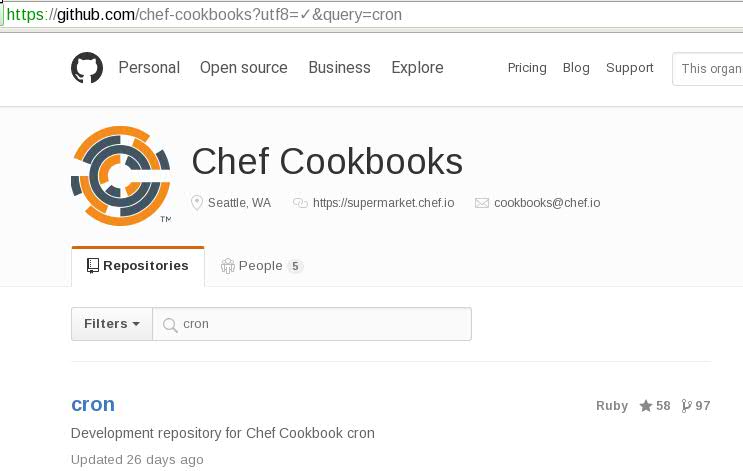 chef-cookbook-cron